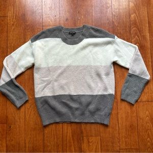 Colorblock sweater - super soft, never worn!
